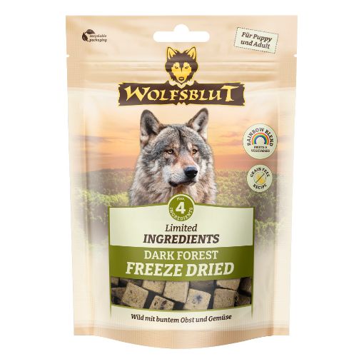  WOLFSBLUT FREEZE DRIED SNACK CONIGLIO DARK FOREST 70 GR 