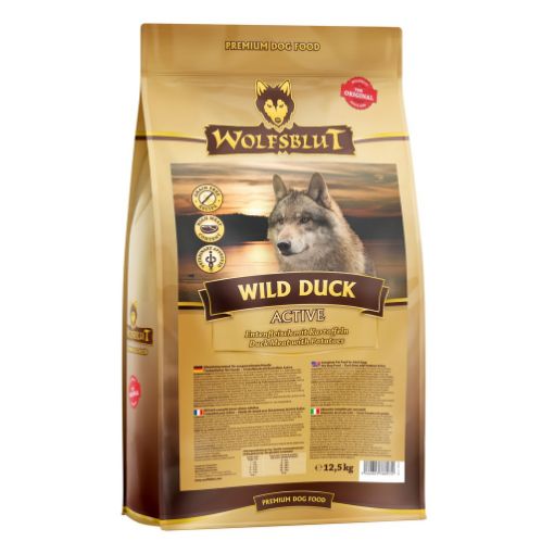 WOLFSBLUT ANATRA ADULTO CANI ATTIVI WILD DUCK 12,5 KG