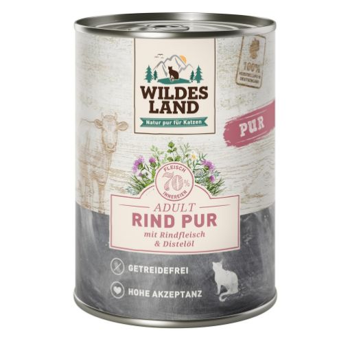 WILDES LAND MANZO PUR 400 GR UMIDO COMPLETO GATTO  