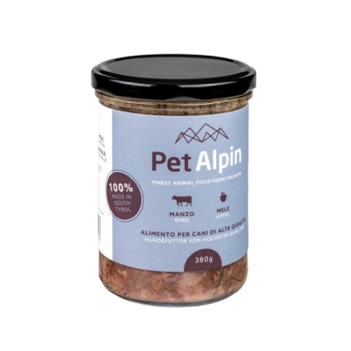  PET ALPIN MANZO  E MELE 380 GR. GRAIN FREE CANE 