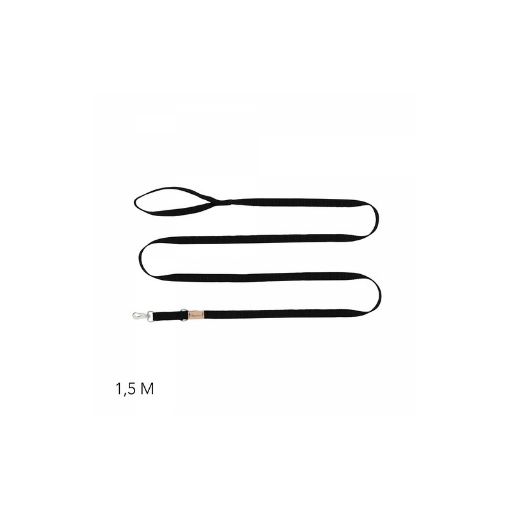 GUINZAGLIO HAQIHANA NERO 1,5 M NERO  