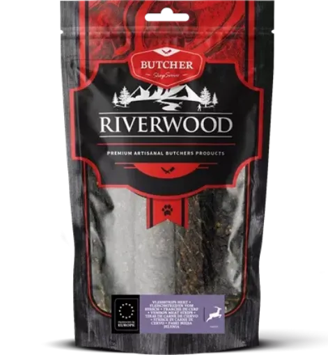 RIVERWOOD STRISCE CERVO ESSICCATA 150 GR. GRAIN FREE