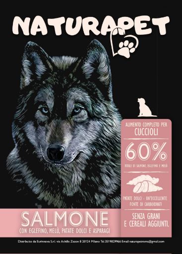 12 KG NATURAPET  SALMONE PESCE BIANCO PUPPY