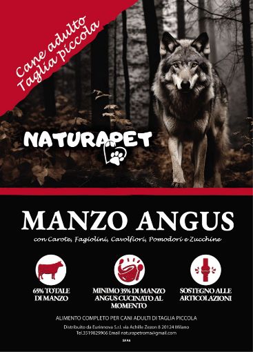 6 KG NATURAPET 65% MINI MANZO ADULTO  SUPERFOOD GRAIN FREE